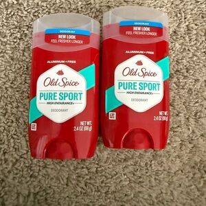 Old Spice Pure Sport Deodorant lot of 2